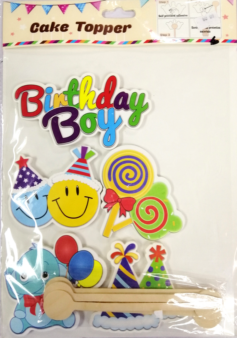 Cake Topper Cake Decoration (5in1)