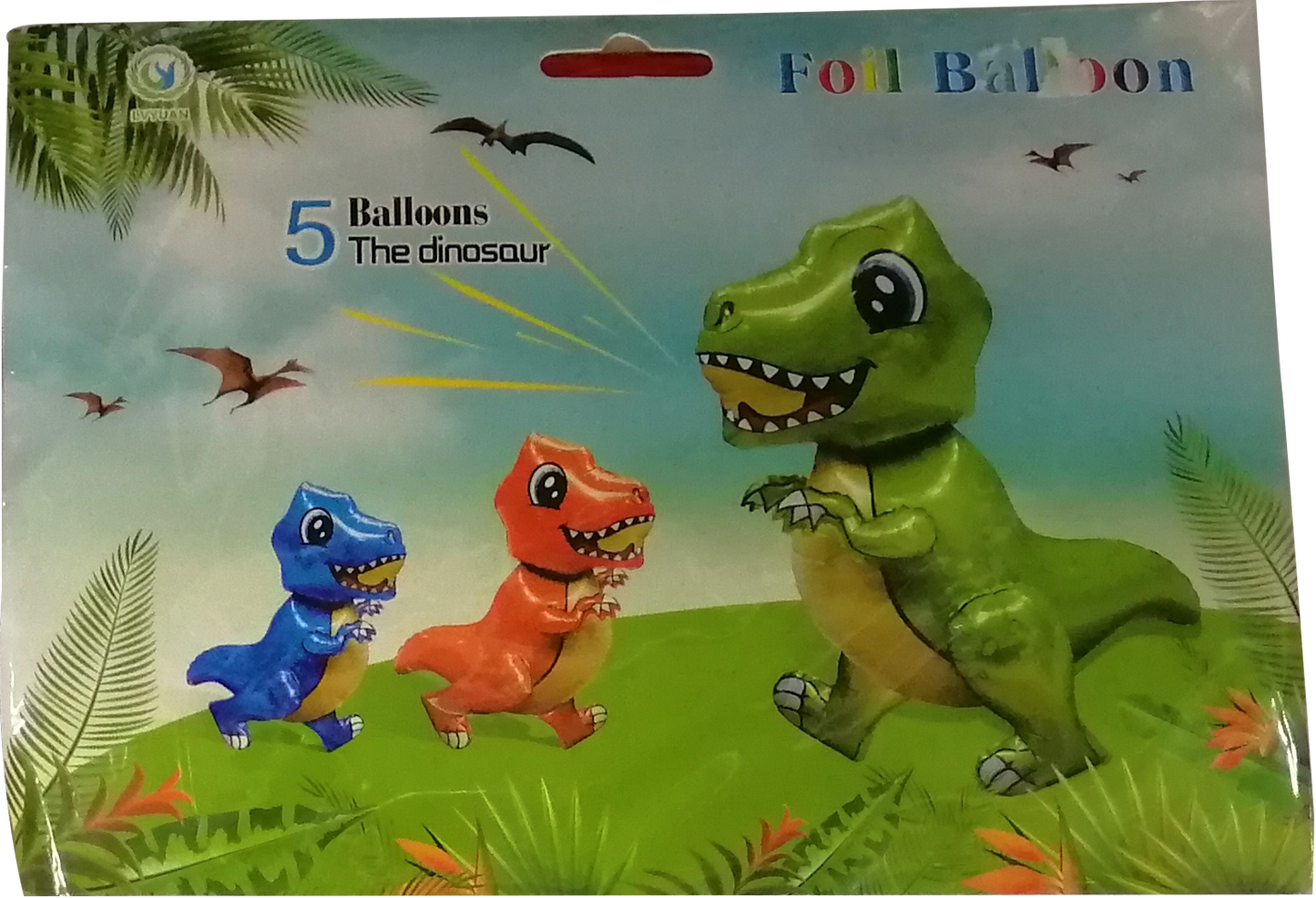 Foil Balloon Dinosaur
