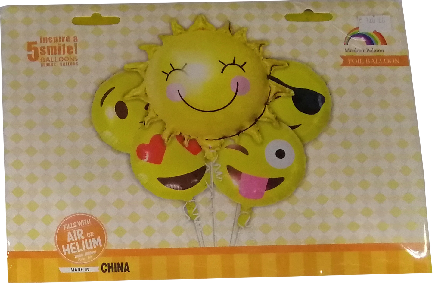 Foil Balloon Round Emoji