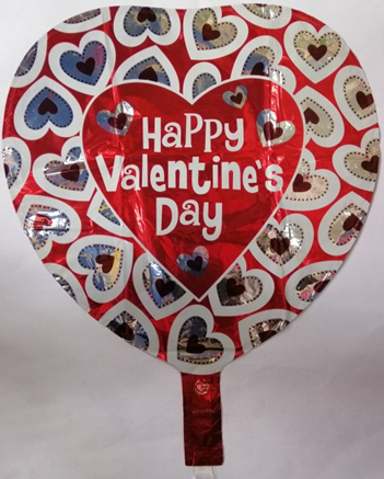 Foil Balloon Happy Valentine's Day