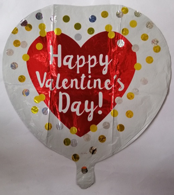 Foil Balloon Happy Valentine's Day