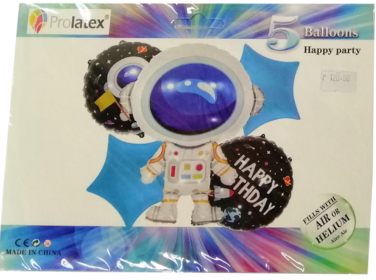 Foil Balloon Set (5in1) Astronaut