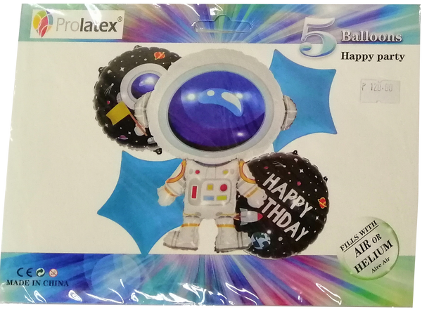 Foil Balloon Set (5in1) Astronaut