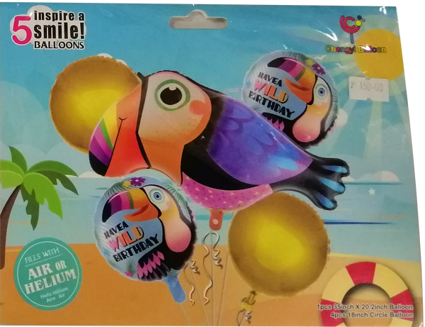 Foil Balloon Set (5in1) Bird