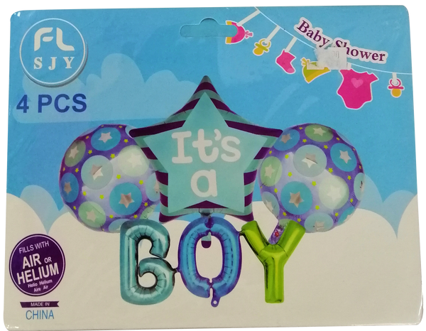 Foil Balloon Set (5in1) Baby Boy