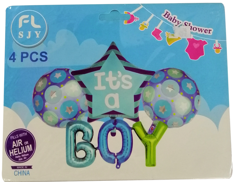 Foil Balloon Set (5in1) Baby Boy