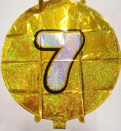 Foil Number Balloon Round