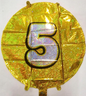 Foil Number Balloon Round