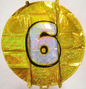 Foil Number Balloon Round