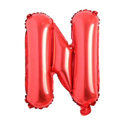 Foil Letter Balloon (2FT) Red