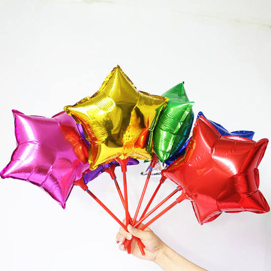 Foil Balloon Star with Stick