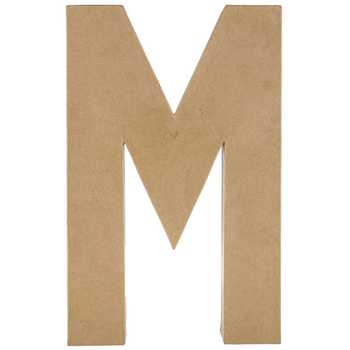 Paper Mache Craft 6" (Letter)