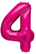 Foil Number Balloon (2FT) Pink