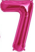 Foil Number Balloon (2FT) Pink