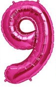 Foil Number Balloon (2FT) Pink