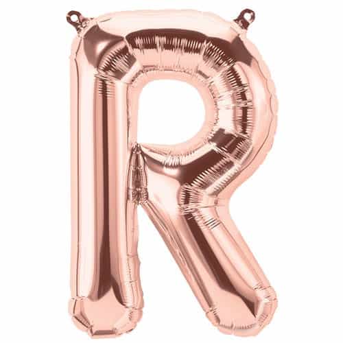 Foil Letter Balloon (1FT) Rose Gold