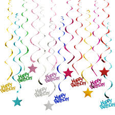 Decor Swirl Happy Birthday